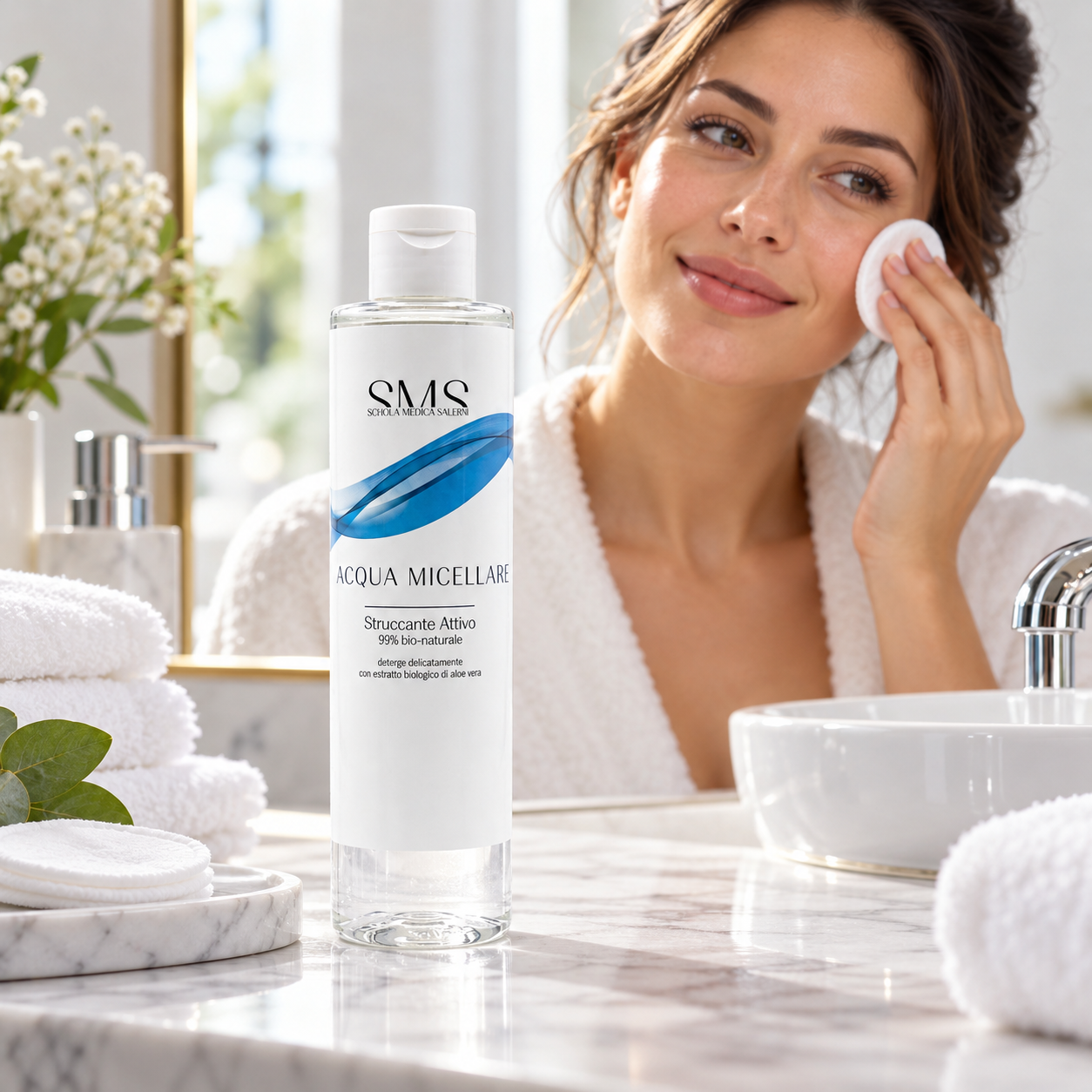 Acqua Micellare struccante attivo viso – Schola Medica Salerni